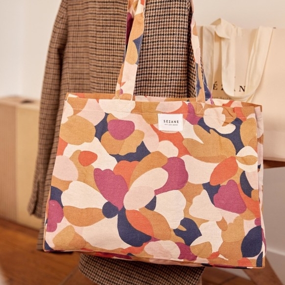 Sezane Handbags - Sézane Demain Tote Bag- Printed Inès